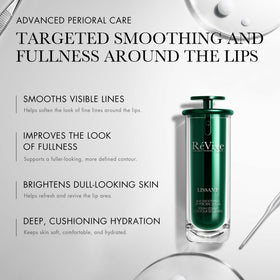 RéVive lightweight serum texture close-up showing fast-absorbing finish