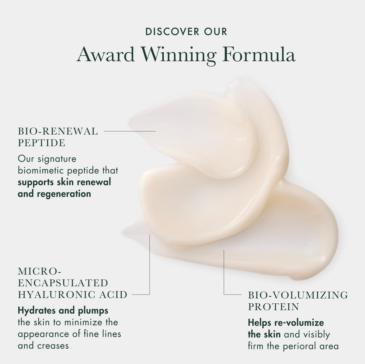 RéVive dropper dispensing serum texture demonstrating lightweight hydration benefit