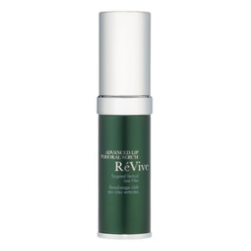 RéVive front packaging showing the perioral serum bottle and branding benefit