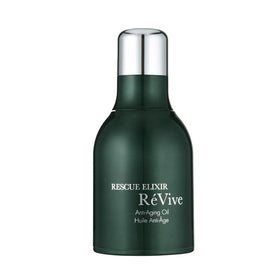 RéVive Rescue Elixir front bottle showing elegant packaging and overnight benefit