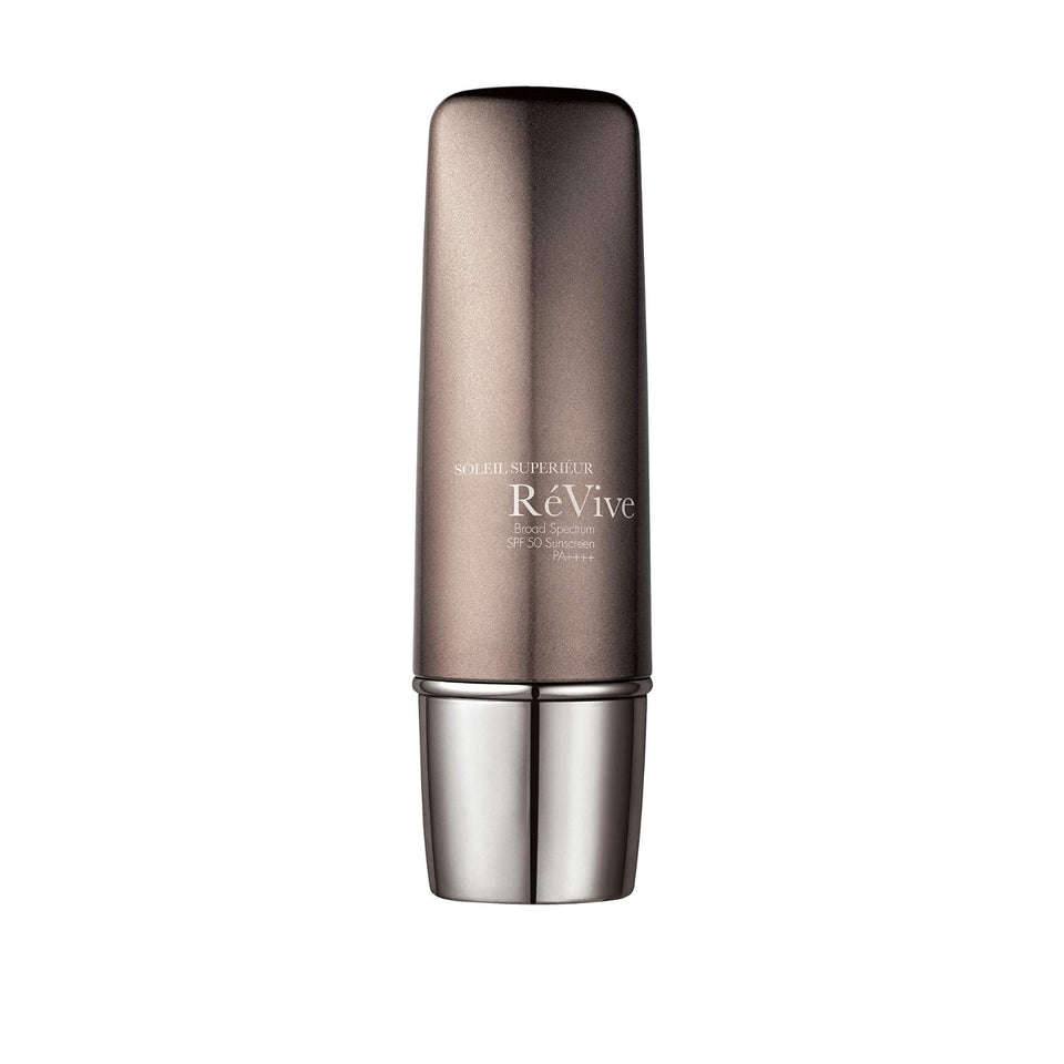 RéVive Soleil Superiéur front packaging showing SPF 50 protection and elegant tube