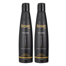 Revivogen front packaging showing the two-bottle set and volumizing benefit