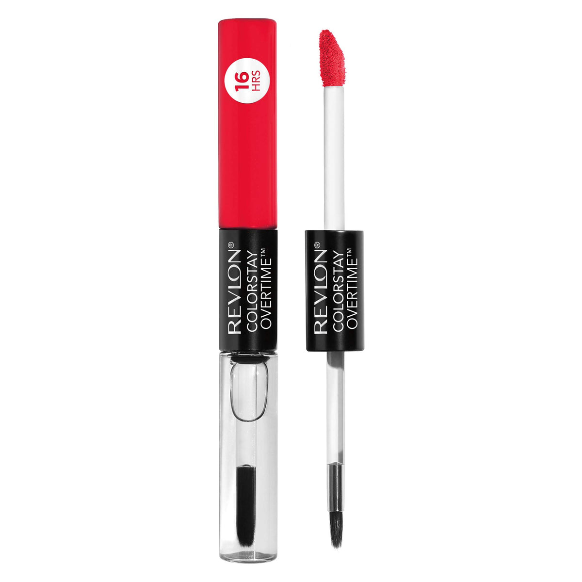 Revlon showing front packaging and Cherry Time red-coral shade for vivid color