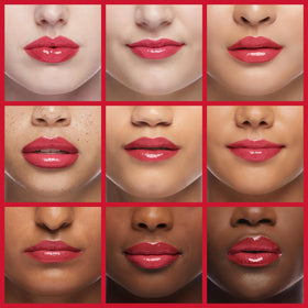 Revlon clear gloss wand detail highlighting glossy finish and conditioning benefit