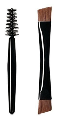 Revlon ColorStay Brow Kit on model in Soft Black showing natural to bold brows and stay-put finish
