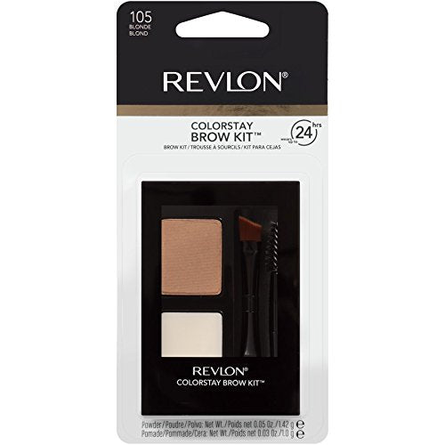 Revlon ColorStay longwear wet/dry brow powder close-up showing fine pigment for buildable color