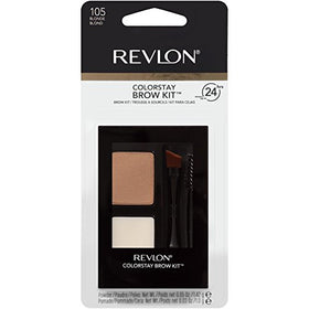 Revlon ColorStay longwear wet/dry brow powder close-up showing fine pigment for buildable color