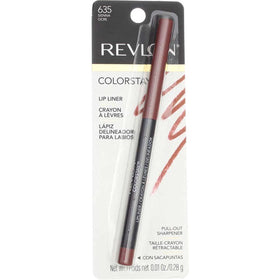 Revlon ColorStay lipliner in a makeup bag illustrating travel-ready pack of three for on-the-go touchups