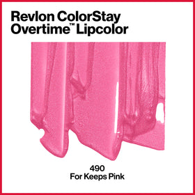 REVLON dual-ended tube displayed showing liquid lip and clear gloss for convenience