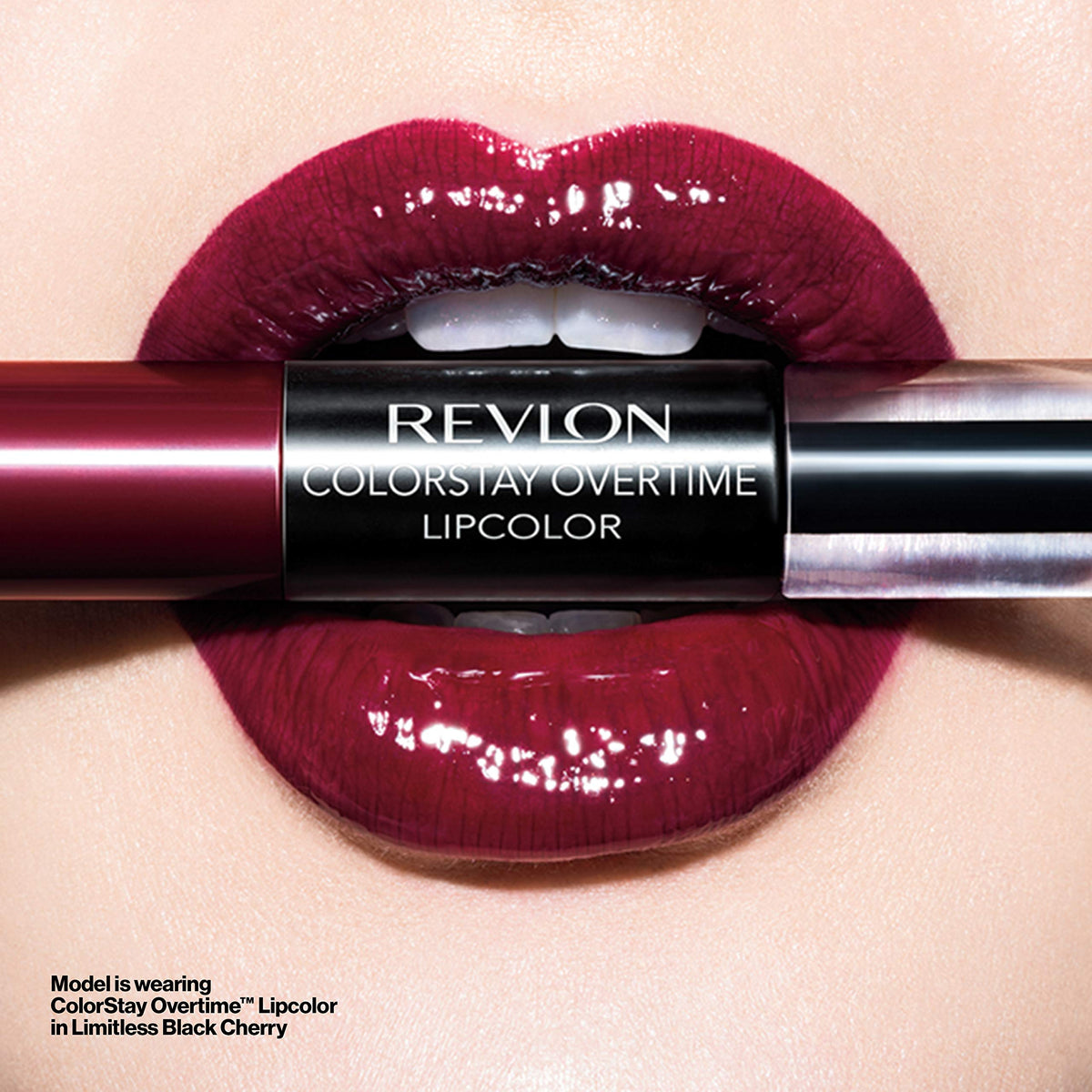 REVLON on-model wearing For Keeps Pink for a wearable daytime look