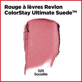 REVLON lipstick bullet closeup highlighting creamy finish and precision
