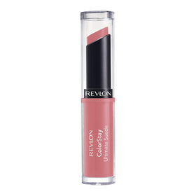 REVLON front packaging shows shade 025 Socialite and benefits