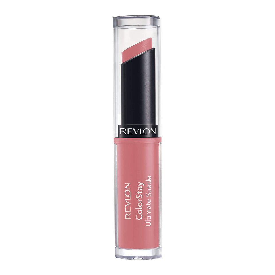 REVLON front packaging shows shade 025 Socialite and benefits