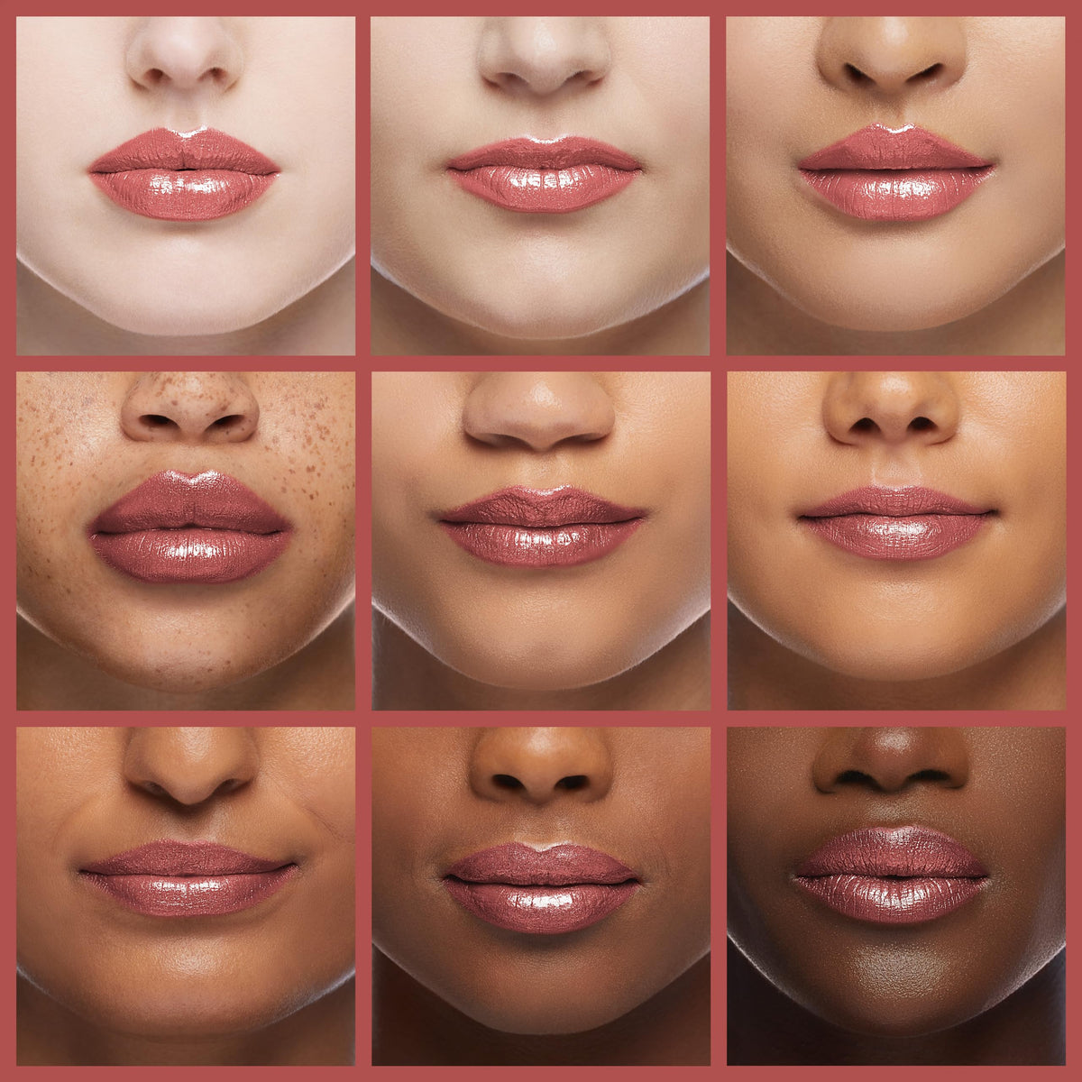 REVLON lipstick applied on lips demonstrating longwear color and comfort