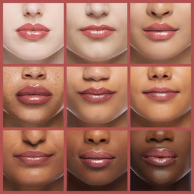 REVLON lipstick applied on lips demonstrating longwear color and comfort