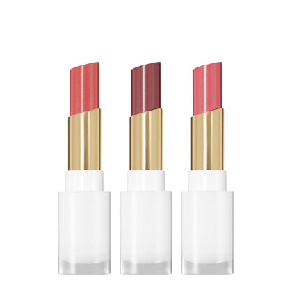 REVLON front packaging showing three shiny balm tubes for gifting
