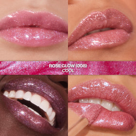 REVLON gloss next to standard lipstick showing size and applicator