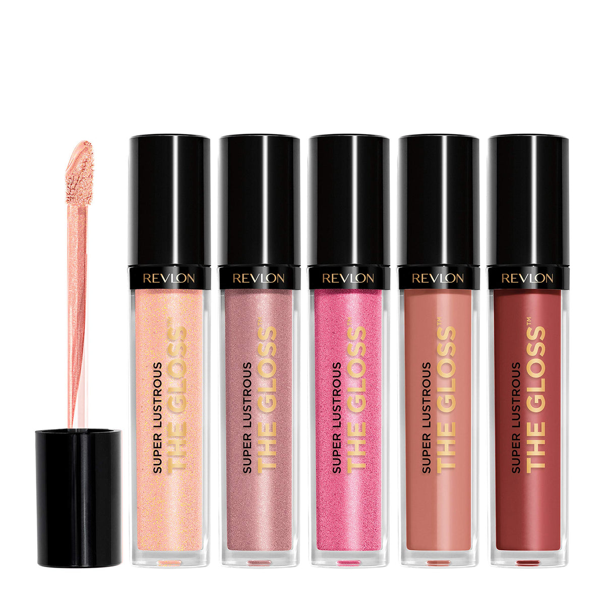 Revlon lifestyle shot on model wearing gloss to show wearable shine and polish