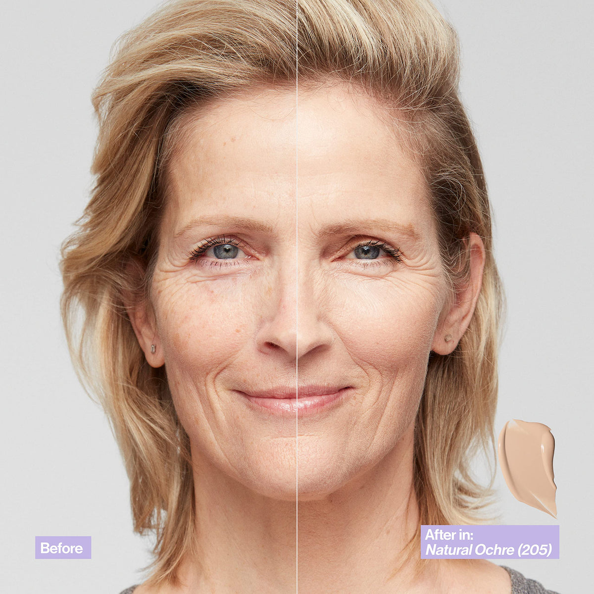 Revlon foundation on bathroom vanity with makeup tools showing daily routine integration benefit
