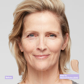 Revlon foundation on bathroom vanity with makeup tools showing daily routine integration benefit
