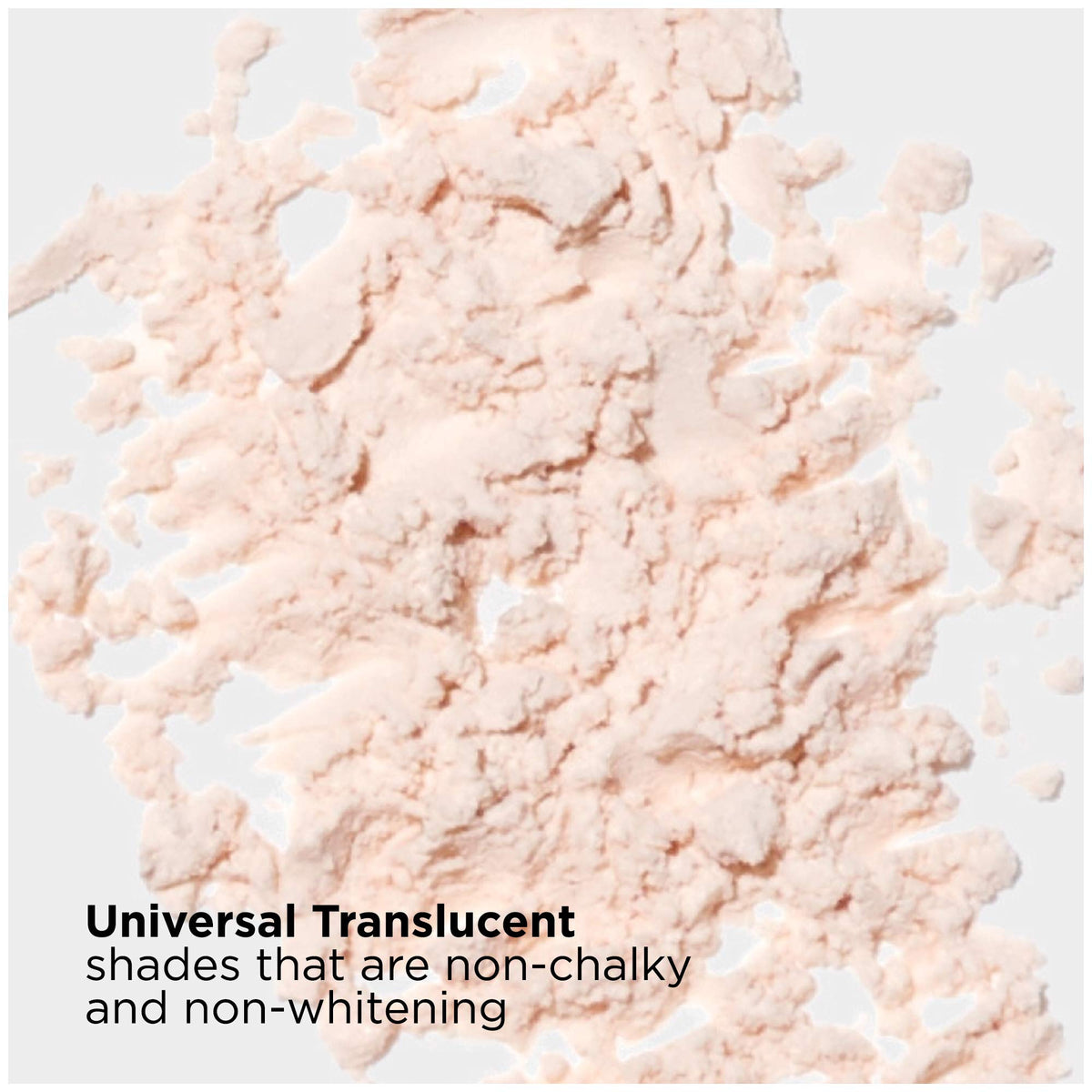 Revlon close-up of sifter preventing mess and controlling dispensed powder