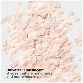 Revlon close-up of sifter preventing mess and controlling dispensed powder