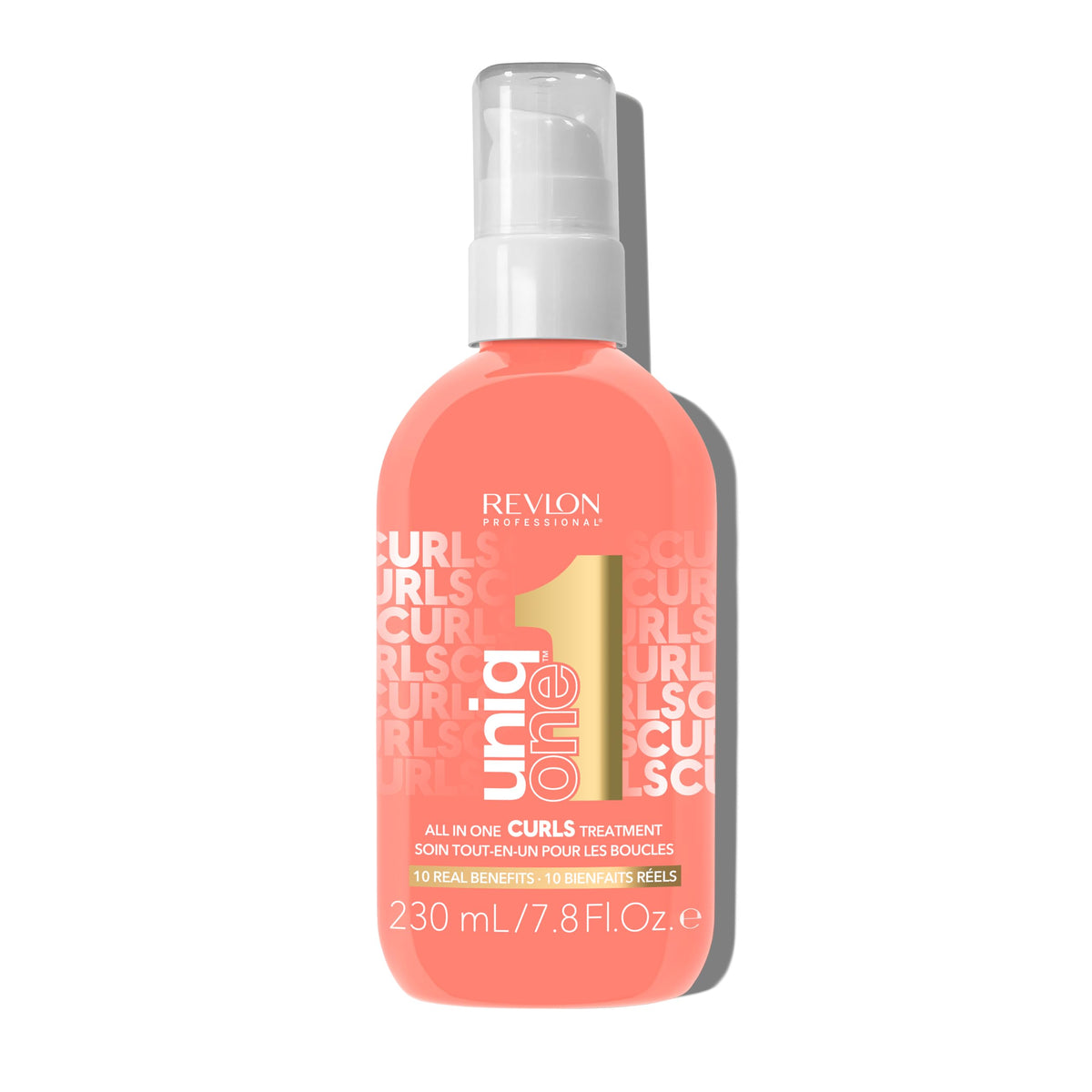 REVLON PROFESSIONAL front bottle shot showing branding and size, highlights convenience