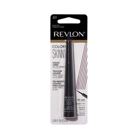Revlon skinny liquid eyeliner back packaging showing ingredients and usage details
