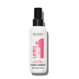 Revlon Professional UniqOne spray nozzle detail highlighting easy even mist application