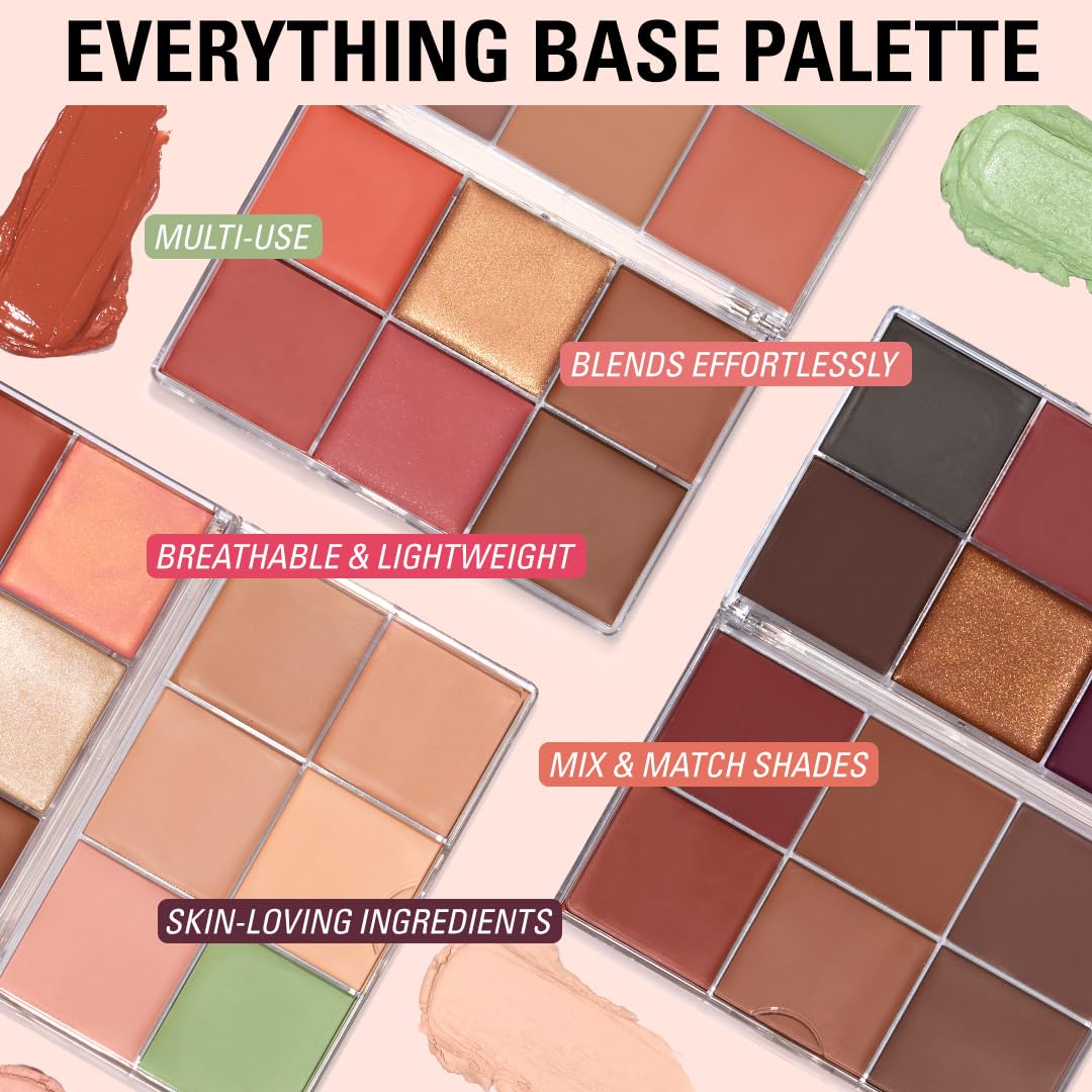 Revolution Beauty London swatches on hand showing shade range and buildable coverage