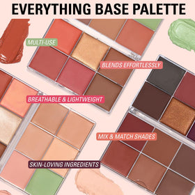 Revolution Beauty London swatches on hand showing shade range and buildable coverage