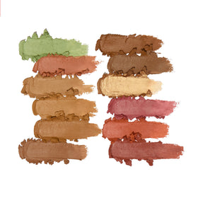 Revolution Beauty London texture swipe of creams demonstrating radiant finish benefit