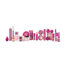 Revolution Beauty London open calendar display with 24 revealed products offering variety