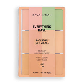 Revolution Beauty London palette front compact showing slim travel‑friendly design and mirror