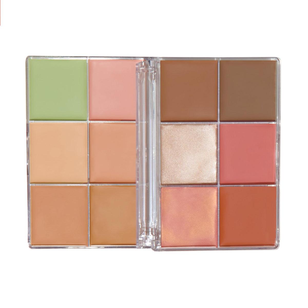 Revolution Beauty London palette held in hand to show compact size and portability