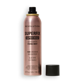 Revolution Beauty London front bottle showing product and compact design benefit
