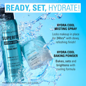 Revolution Superfix bottle in hand showing 5.7 oz size for travel-friendly convenience benefit