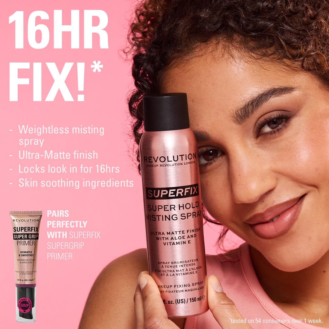 Revolution Beauty London label close-up highlighting ingredients and clarity benefit