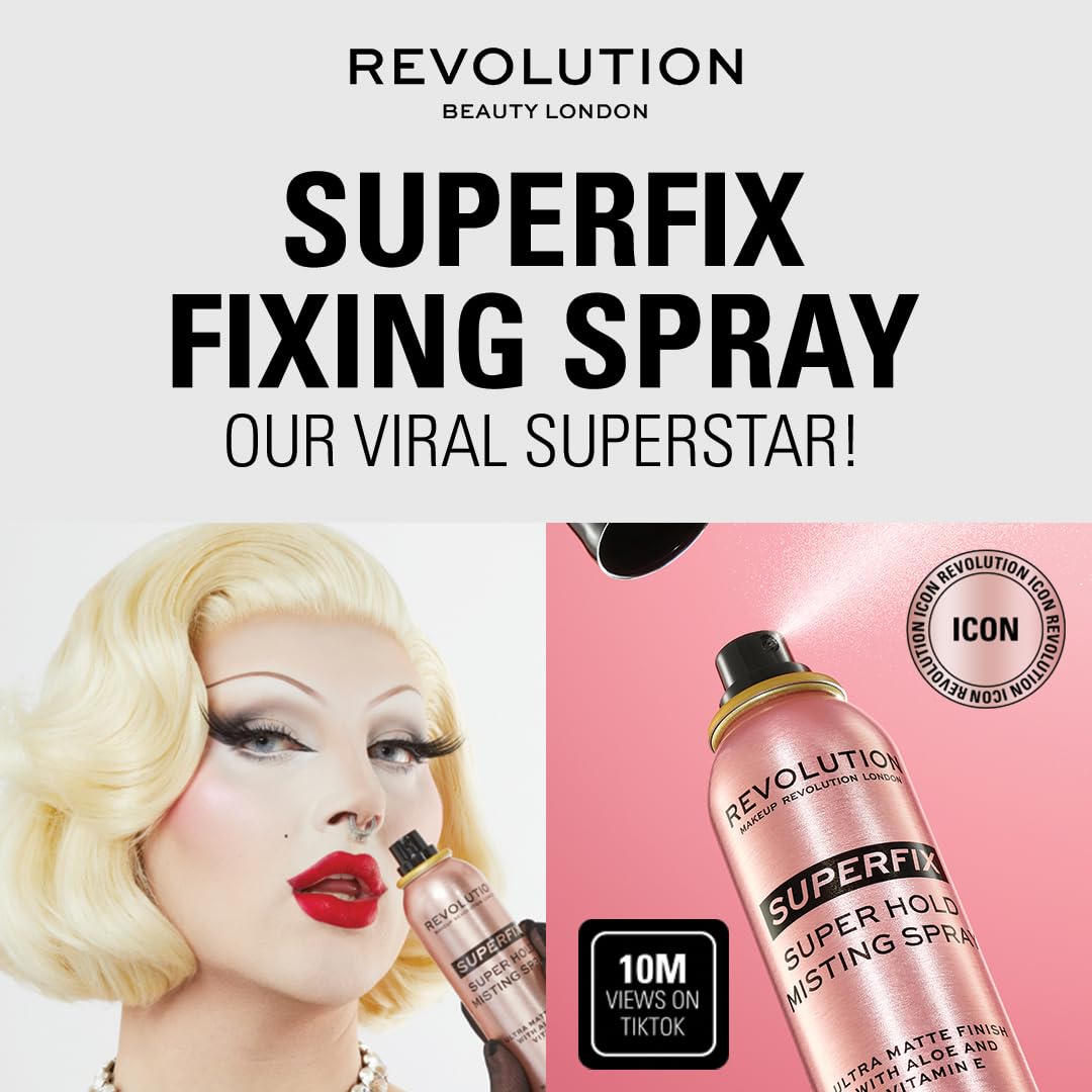 Revolution Beauty London bottle in hand showing 5 fl oz scale benefit