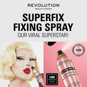 Revolution Beauty London bottle in hand showing 5 fl oz scale benefit