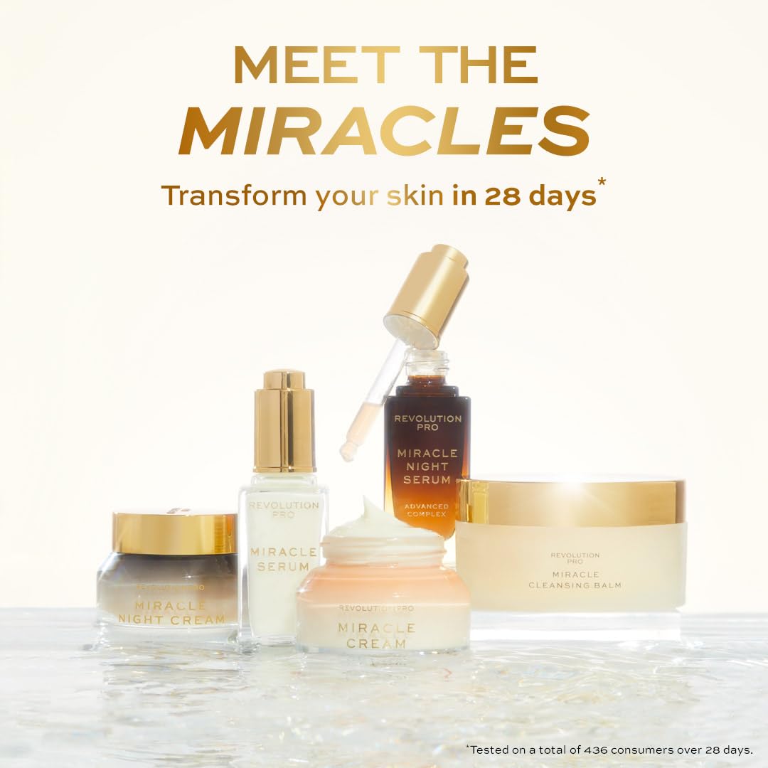 Revolution Beauty London ingredients flatlay featuring key actives and formulation benefits