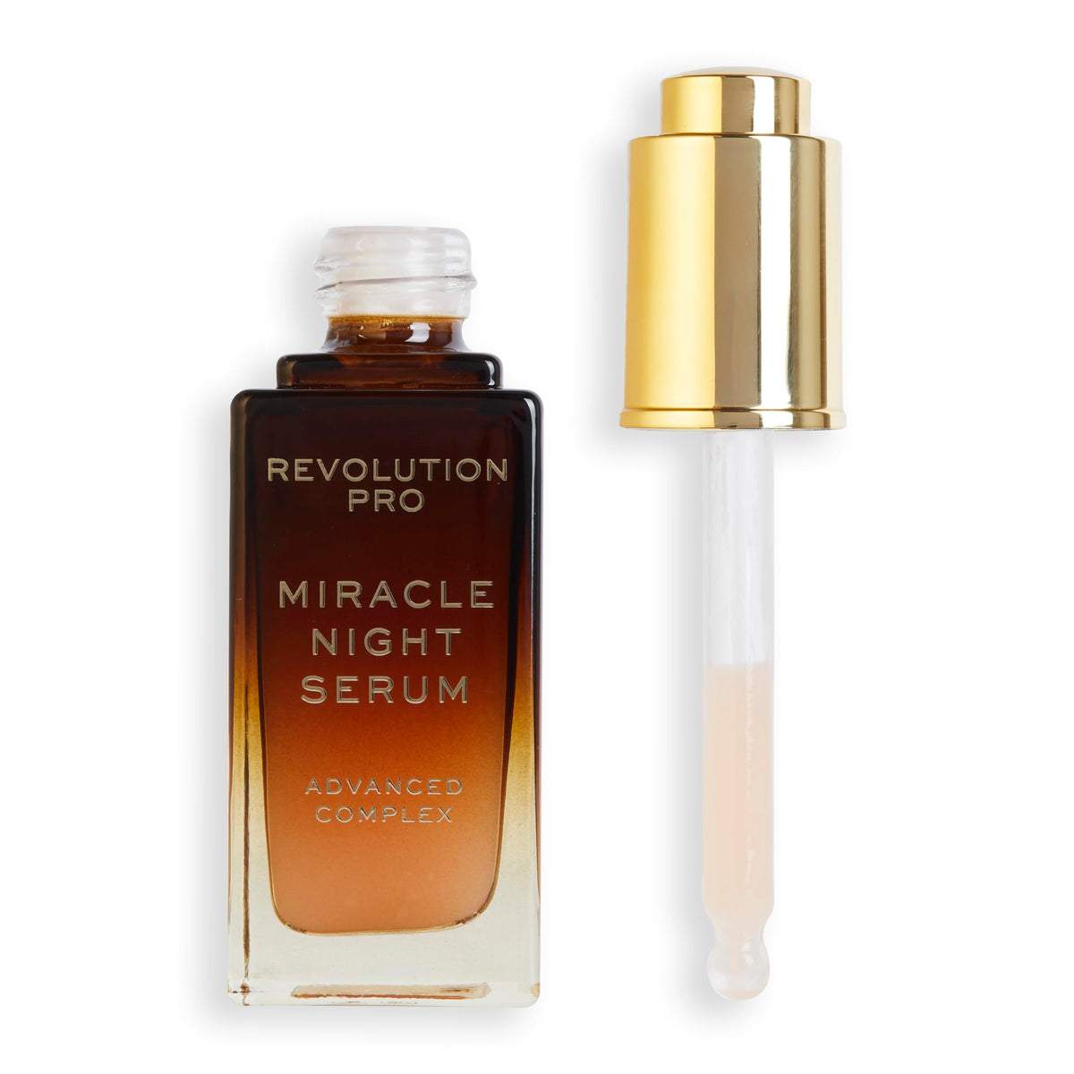 Revolution Beauty London front bottle showing product label and sleek packaging benefit clarity