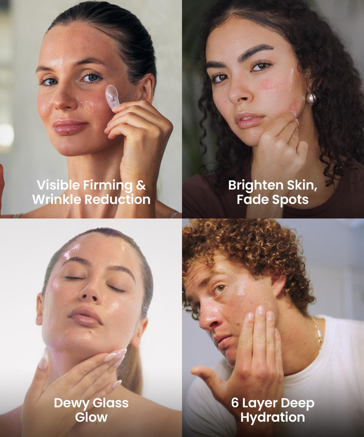 REVOMADIC jelly texture close-up highlighting lightweight absorption and plumping effect