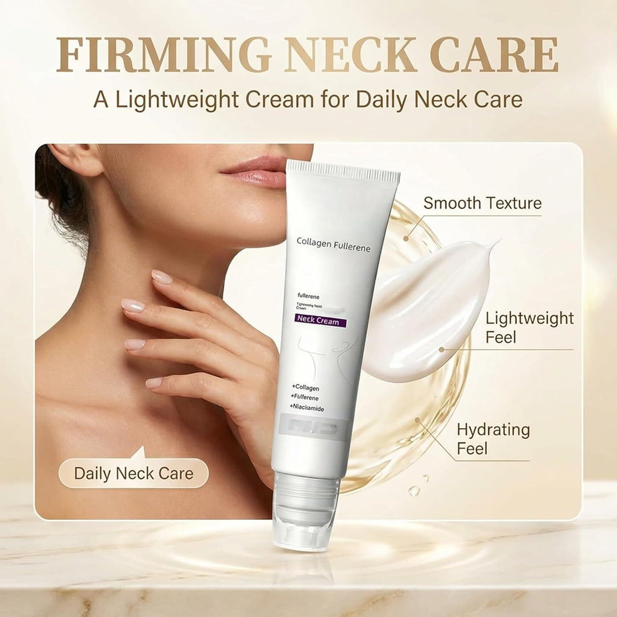 rexibuz close-up of ergonomic roller head demonstrating comfortable neck contour massage