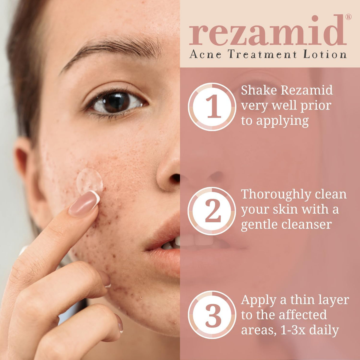 Rezamid in bag travel ready for touch-ups and on-the-go benefit