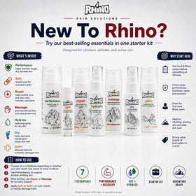 Rhino Skin Solutions hand repair used at a construction worksite