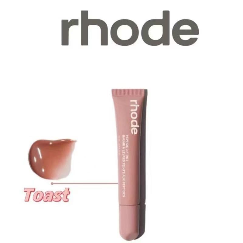 Rhode gloss lip tint applicator wand close-up delivering precise application