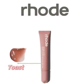 Rhode gloss lip tint applicator wand close-up delivering precise application
