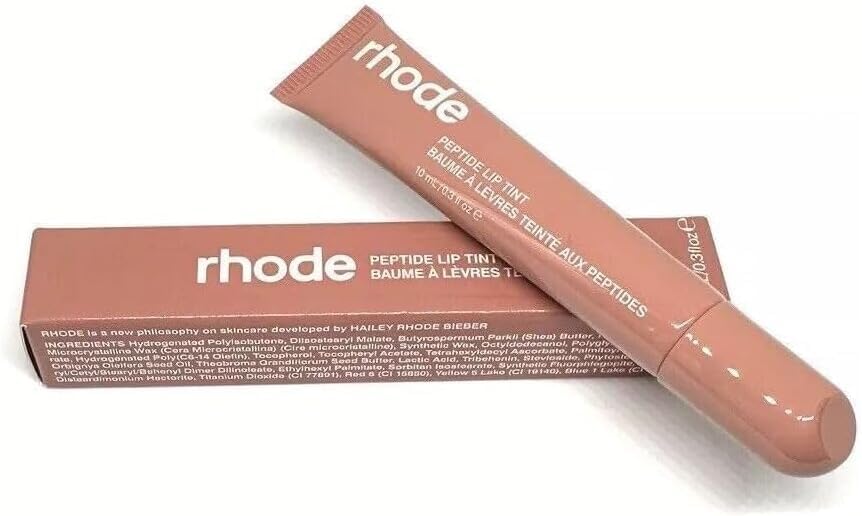 Rhode gloss lip tint front packaging showing clean design and easy use