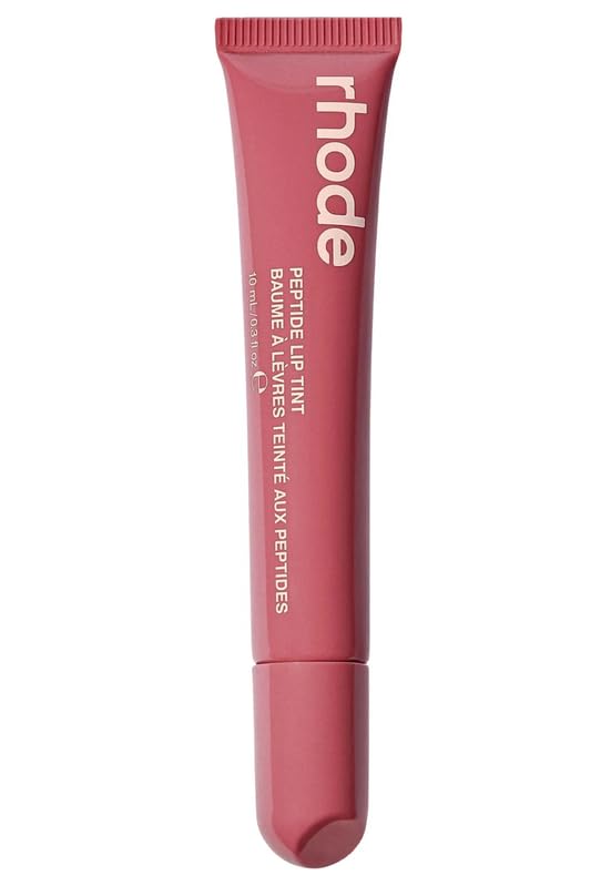 Rhode front packaging showing tube and applicator with glossy, hydrating finish